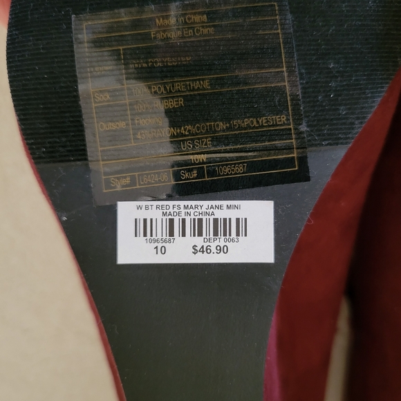 Torrid Burgandy Suede Mary Jane Platform Wedge Heels Size 10W Brand New with box - Picture 12 of 16